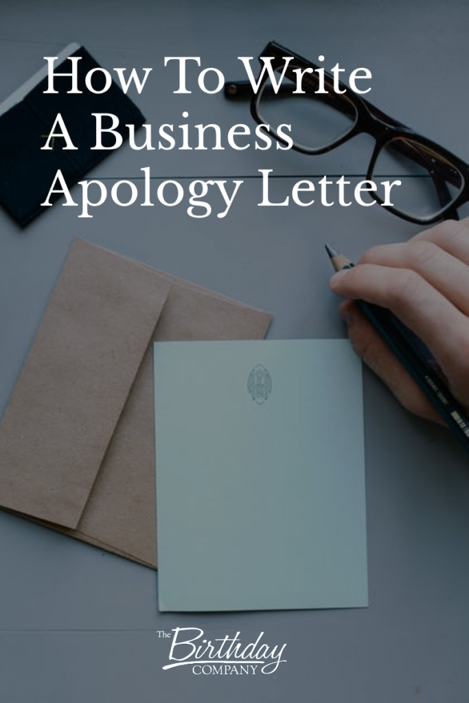 How To Write A Business Apology Letter | customer relations