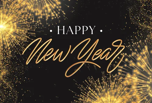 Birthday Company New Year Card